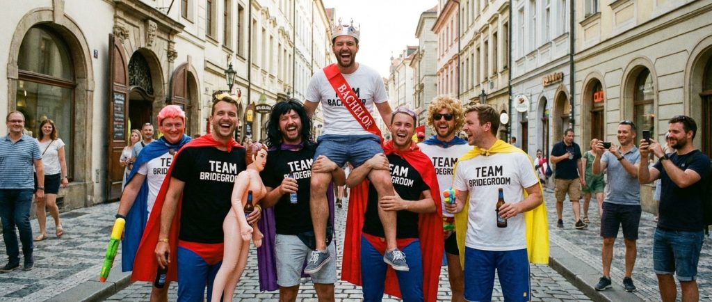 Photo d'enterrement de vie de garçon. EVG